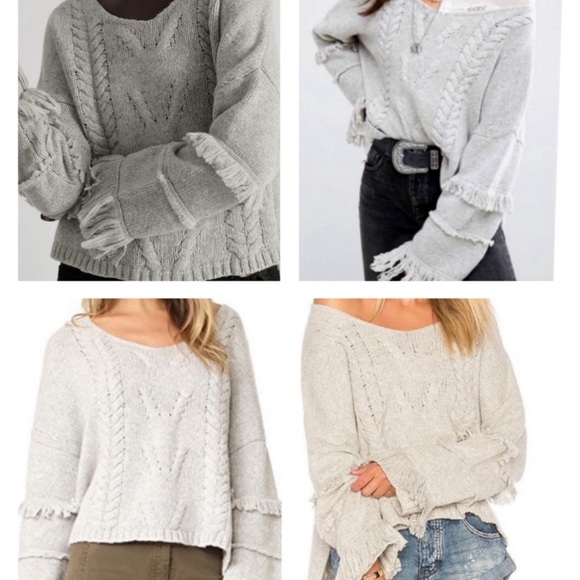 One Teaspoon Jethro Fringed Knit Sweater XS - Picture 5 of 5